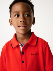 Paul Smith Junior Boys Short Sleeve Signature Polo Shirt - Image 4 of 11