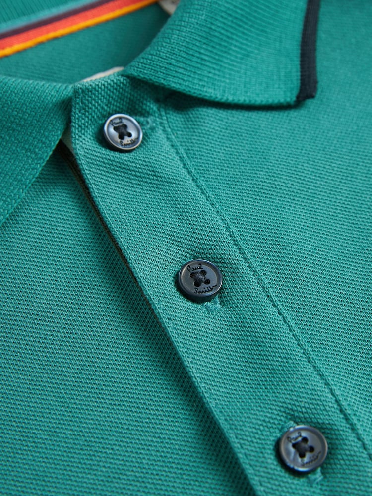Paul Smith Junior Boys Short Sleeve Signature Polo Shirt - Image 10 of 12