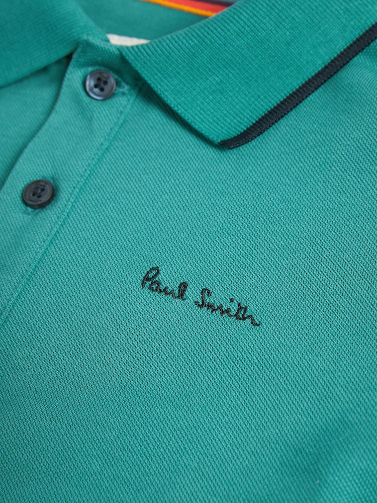 Paul Smith Junior Boys Short Sleeve Signature Polo Shirt - Image 11 of 12