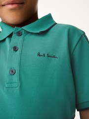 Paul Smith Junior Boys Short Sleeve Signature Polo Shirt - Image 5 of 12
