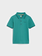 Paul Smith Junior Boys Short Sleeve Signature Polo Shirt - Image 7 of 12