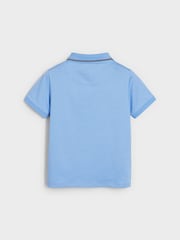 Paul Smith Junior Boys Short Sleeve Artist Quarter Zip Polo Shirt - Image 4 of 6