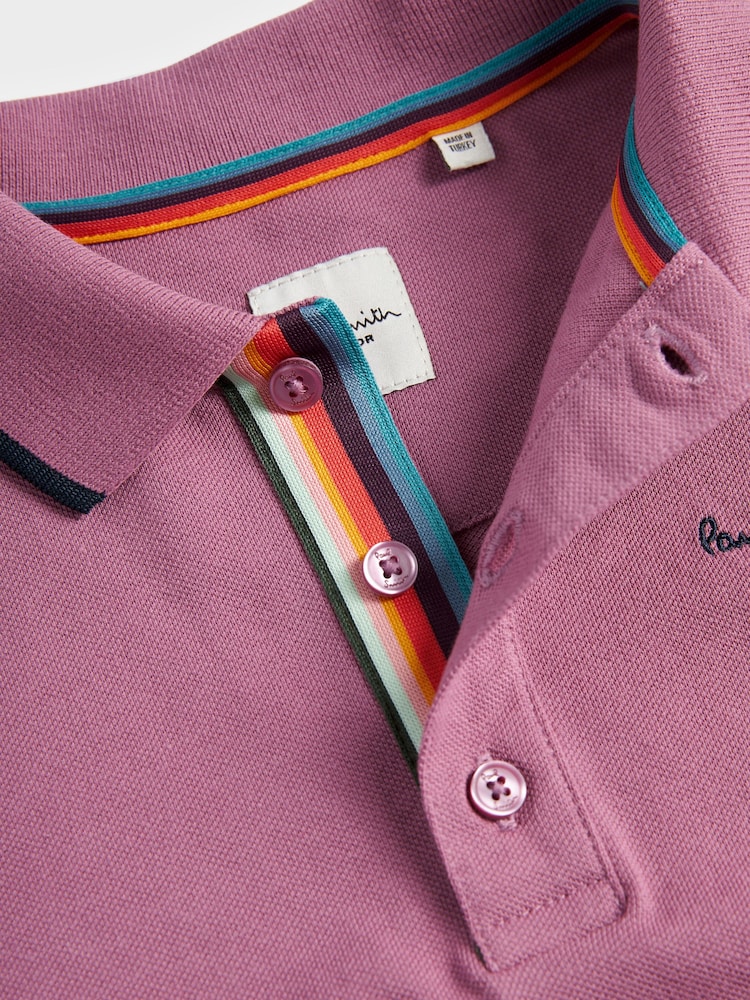Paul Smith Junior Boys Short Sleeve Signature Polo Shirt - Image 11 of 11