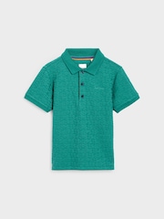 Paul Smith Junior Boys Short Sleeve Signature Jacquard Polo Shirt - Image 4 of 8