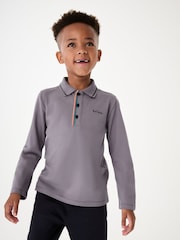 Paul Smith Junior Boys Long Sleeve Signature Polo Shirt - Image 1 of 11