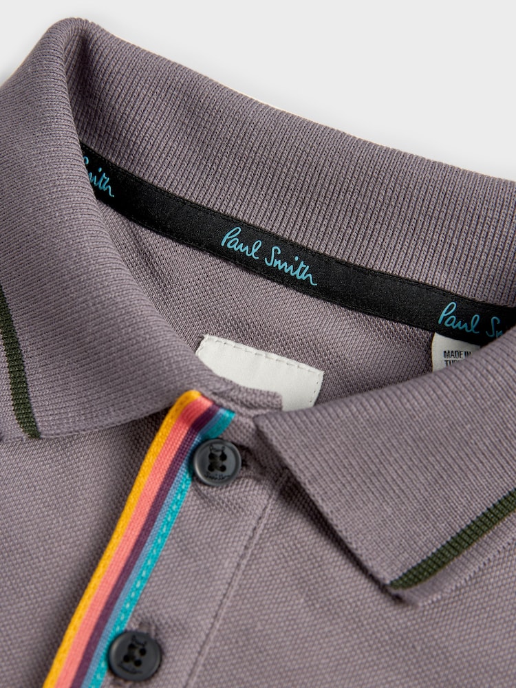Paul Smith Junior Boys Long Sleeve Signature Polo Shirt - Image 10 of 11