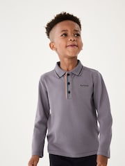 Paul Smith Junior Boys Long Sleeve Signature Polo Shirt - Image 2 of 11