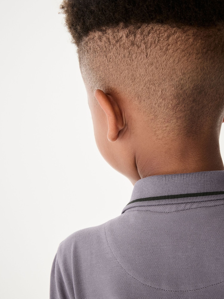 Paul Smith Junior Boys Long Sleeve Signature Polo Shirt - Image 5 of 11