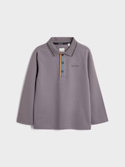 Paul Smith Junior Boys Long Sleeve Signature Polo Shirt - Image 6 of 11