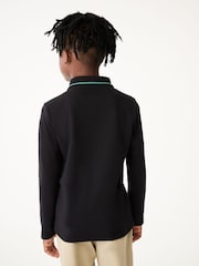Paul Smith Junior Boys Long Sleeve Signature Polo Shirt - Image 2 of 7