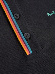 Paul Smith Junior Boys Long Sleeve Signature Polo Shirt - Image 7 of 7