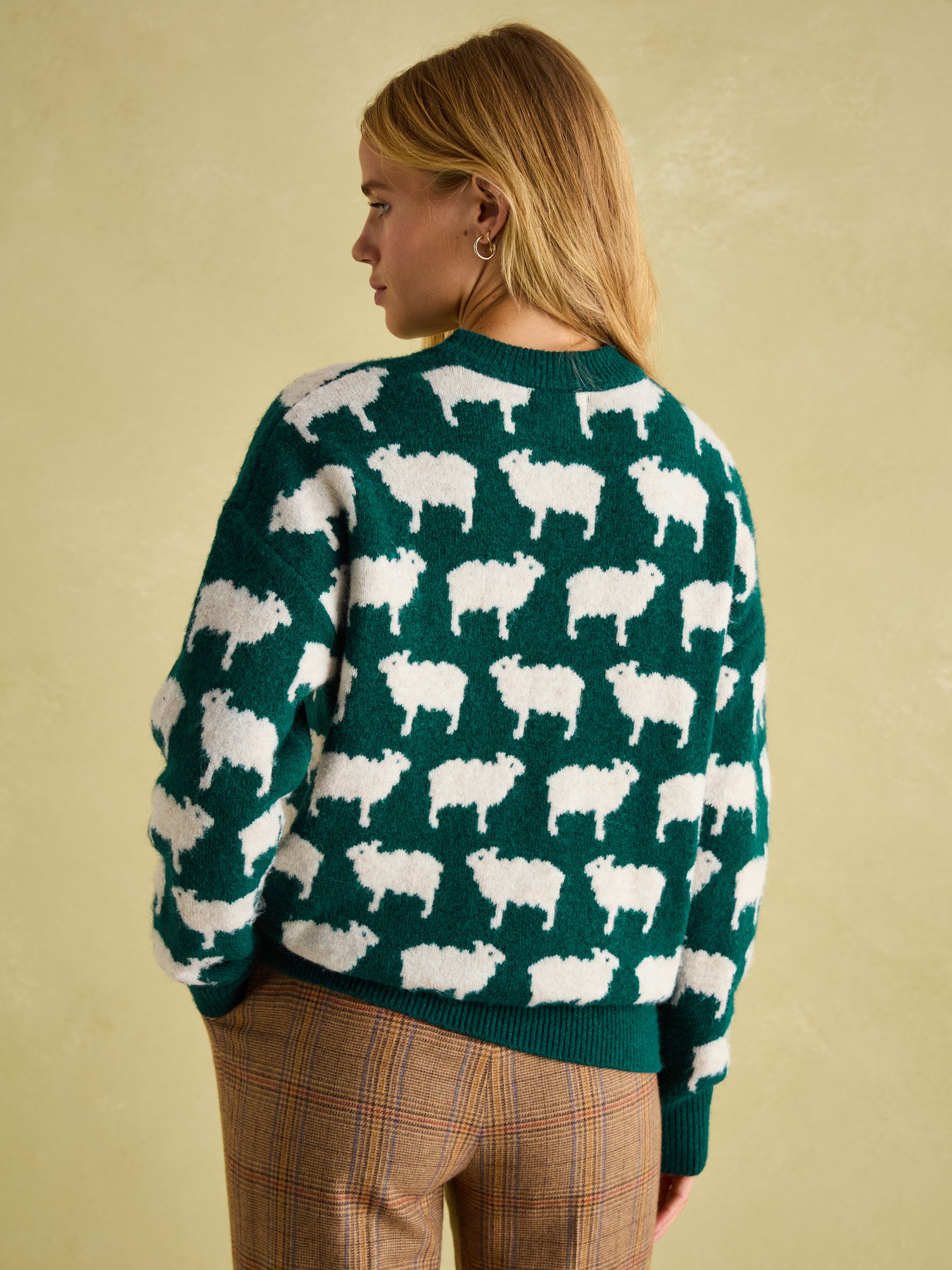 Joules fluffy jumper top
