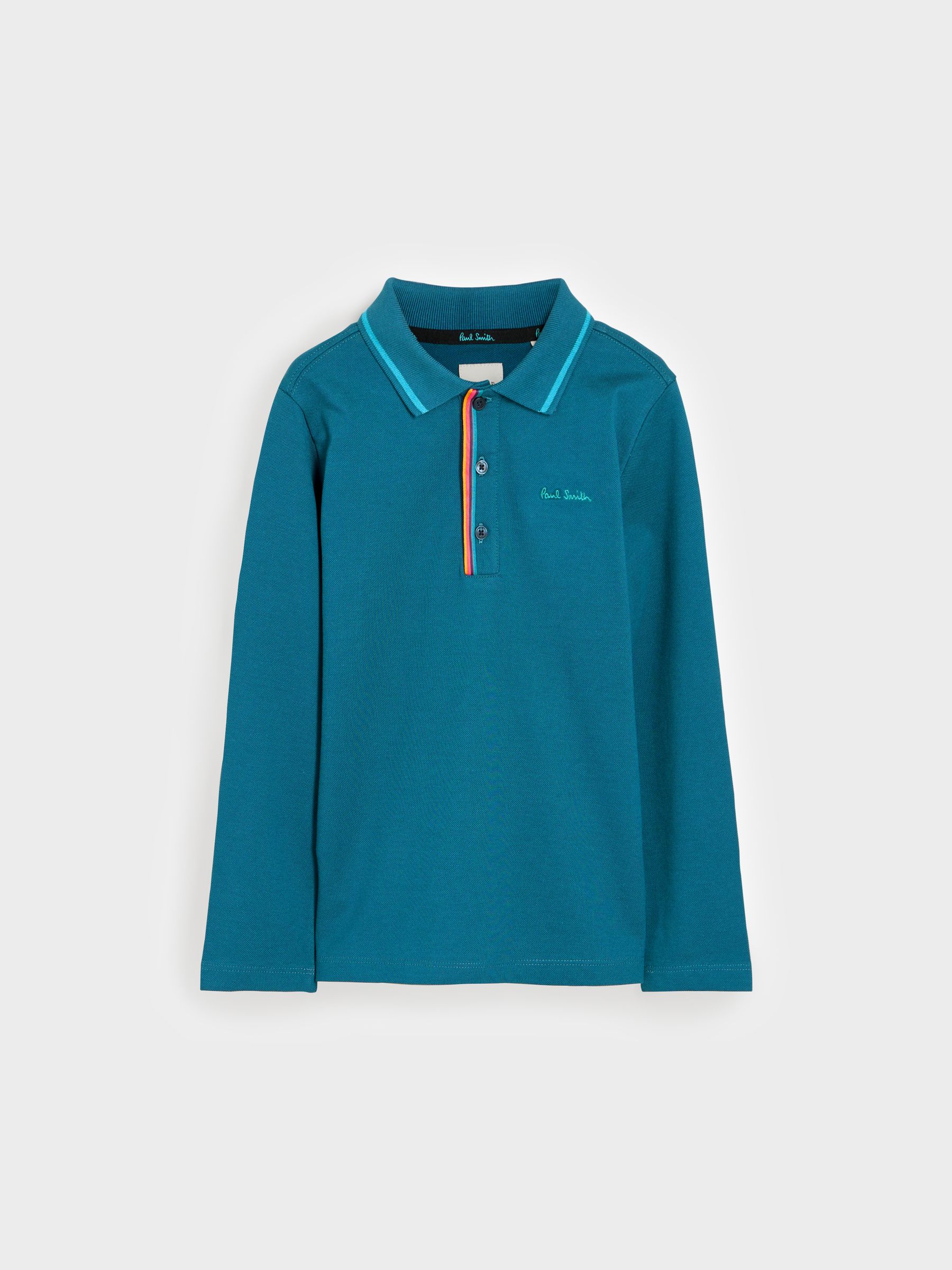 Buy Paul Smith Junior Boys Long Sleeve Signature Polo Shirt