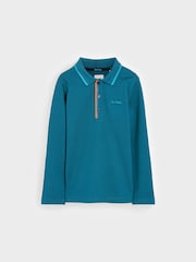Paul Smith Junior Boys Long Sleeve Signature Polo Shirt - Image 4 of 7