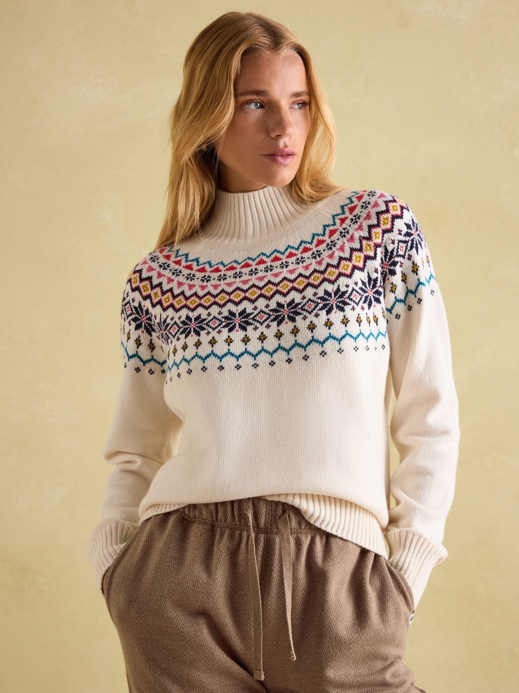Cream fairisle jumper store