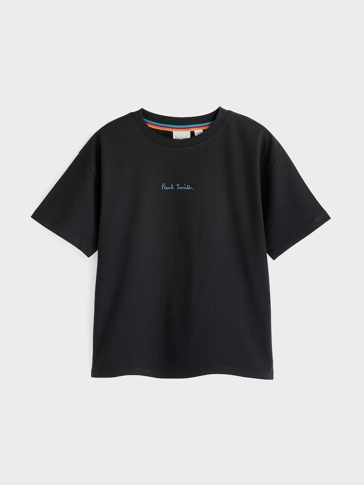 Gris/Noir - Paul Smith Junior Garçons Signature T-shirt 3 Pack - Image 4 of 6
