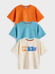 Paul Smith Junior Boys Signature T-Shirts 3 Pack - Image 1 of 6