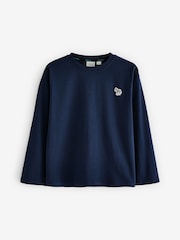 Paul Smith Junior Boys Signature Long Sleeve 100% Cotton T-Shirts 3 Pack - Image 2 of 6