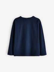 Paul Smith Junior Boys Signature Long Sleeve 100% Cotton T-Shirts 3 Pack - Image 3 of 6