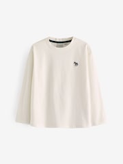 Paul Smith Junior Boys Signature Long Sleeve 100% Cotton T-Shirts 3 Pack - Image 4 of 6