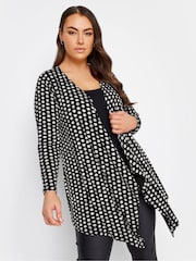Yours Curve Turquoise Blue Jersey Cardigan - Image 1 of 4