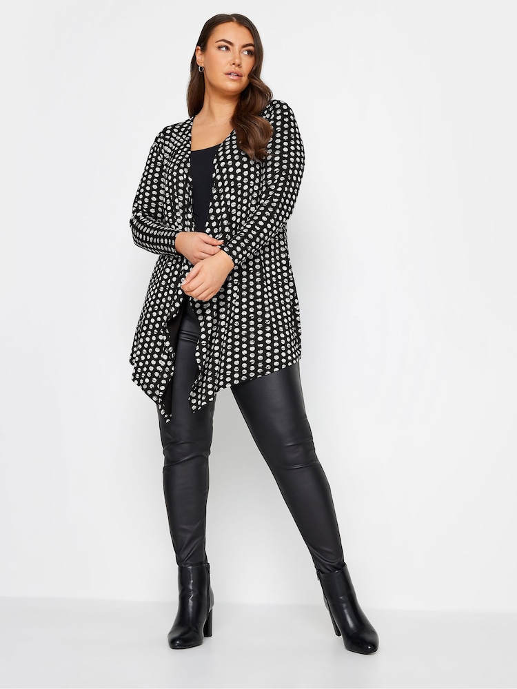 Yours Curve Turquoise Blue Jersey Cardigan - Image 2 of 4