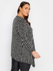 Yours Curve Turquoise Blue Jersey Cardigan - Image 3 of 4