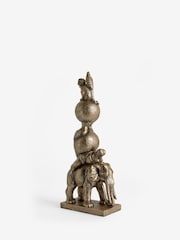 Gold Stacked Safari Animal Ornament - Image 4 of 7