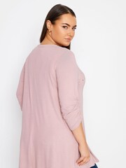 Yours Curve Pink Star Embellished Swing Top - Image 3 of 4