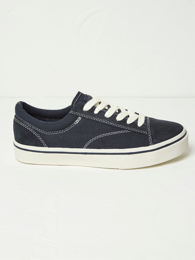 FatFace Wren Blue Lace Up Pumps - Image 1 of 3