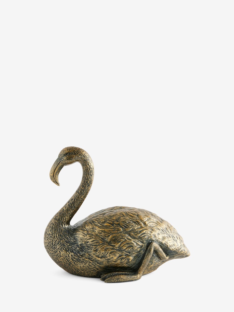 Bronze Effect Flamingo Ornament - Image 3 of 5