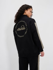 Ellesse Zaragoza 1/2 Zip Track Black Sweat Top - Image 5 of 5