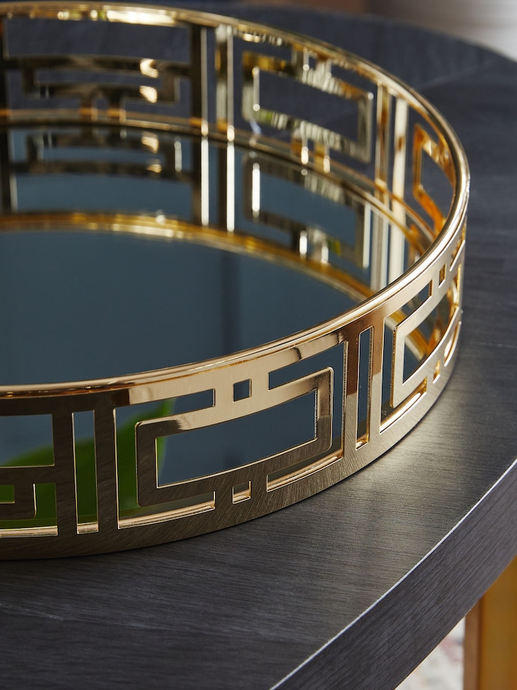 Gold Grosvenor Mirror Tray - Image 2 of 3