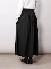Albaray 100% Cotton Woven Mix Full Black Skirt - Image 2 of 4