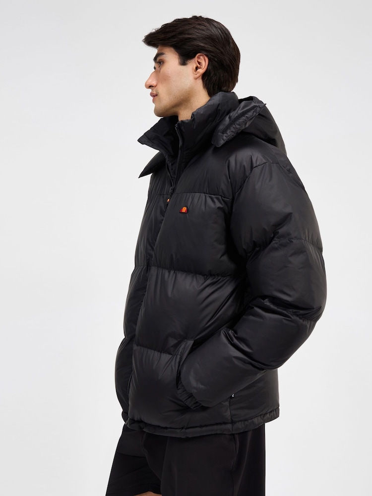 Ellesse Dappiani Padded Black Jacket - Image 4 of 7