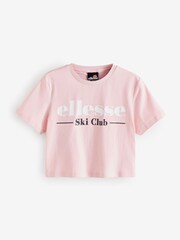 Ellesse Pink Milita 100% Cotton T-Shirt - Изображение 1 из 1