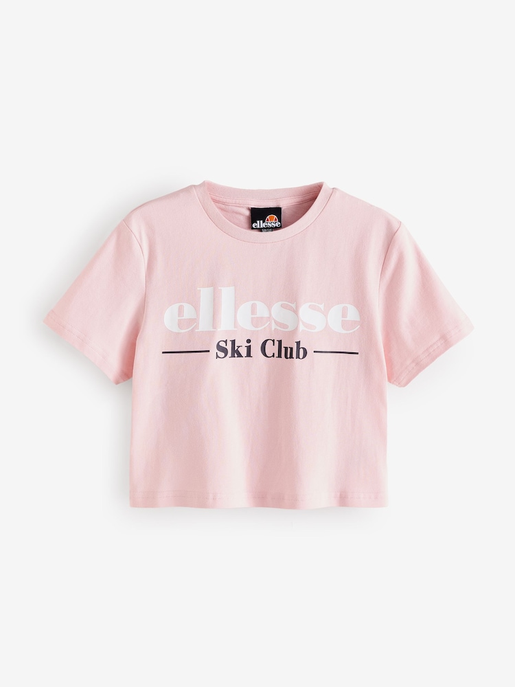 Ellesse Pink Milita 100% Cotton T-Shirt - Изображение 1 из 1