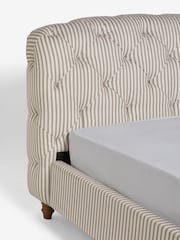 Laura Ashley Cornish Stripe Natural Braybrooke Bed - Image 6 of 9