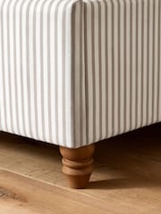 Laura Ashley Cornish Stripe Natural Braybrooke Bed - Image 8 of 9
