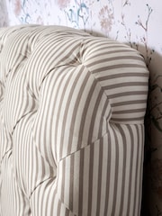 Laura Ashley Cornish Stripe Natural Braybrooke Bed - Image 9 of 9