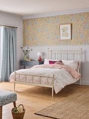 Laura Ashley Cream Warnham Metal Bed - Image 1 of 4