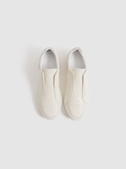 Harrys London Suede Slip On Trainers - Image 2 of 4