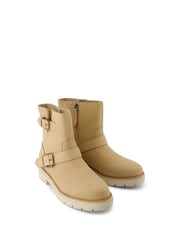TOMS Water Resistant Ionie Motto Biker Boots - Image 2 of 5