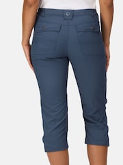 Azul - Regatta Chaska Capri Trousers with 40+ UPF Sun Protection - Imagen 5 de 9