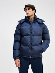 Ellesse Blue Dappiani Padded Jacket - Image 3 of 7
