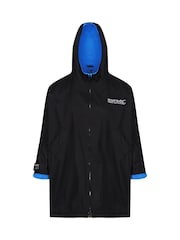 Regatta Black Junior Waterproof Fleece Lined Changing Robe - Image 7 of 9