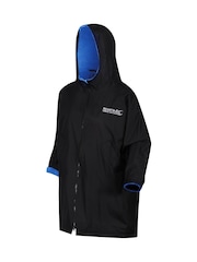 Regatta Black Junior Waterproof Fleece Lined Changing Robe - Image 9 of 9