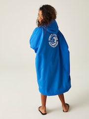 Regatta Blue Junior Waterproof Fleece Lined Changing Robe - Image 3 of 9