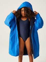 Regatta Blue Junior Waterproof Fleece Lined Changing Robe - Image 5 of 9