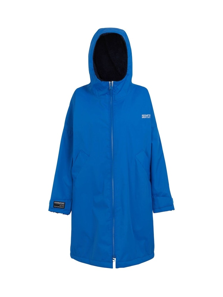 Regatta Blue Junior Waterproof Fleece Lined Changing Robe - Image 6 of 8